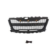 Black Front Grille Fit For Chevrolet Colorado 2015-2020 Bumper Grill With Light