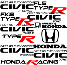 Jdm Racing Style Vinyl Decals 6 To 10.5 Free Shipping