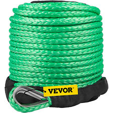 Synthetic Winch Rope Line Cable 516 X 100 12000 Lb Capacity Atv Utv Green