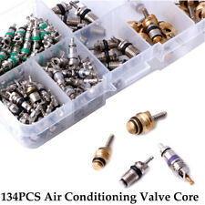 134pcs Car Ac Air Conditioning R134a Valve Core Assortment Remover Tool Kit