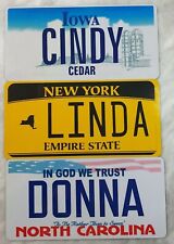 Custom License Plate - American Size Reflective - Any State Province Or...