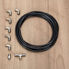 New Nickel Plated Push Lock Vacuum Fitting Kit W Wastegate Solenoid For Turbo