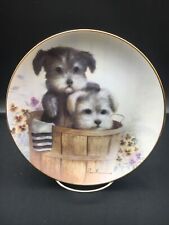 Hide And Seek From Puppy Pals 8 18 Inch Danbury Mint Collector Plate 