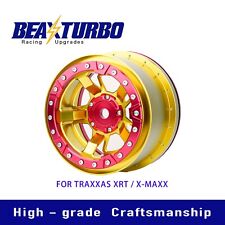 Beaxturbo Cnc Alu Wheel For Pro-line Mx43 Pro1015113 For Traxxas Xrt X-maxx Gold