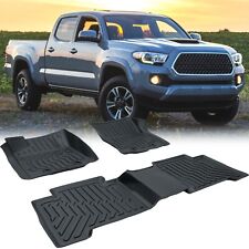 Tpe Rubber Car Floor Mats For 18-23 Toyota Tacoma Double Cab No Fit Access Cab