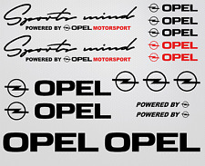 Opel Decal Sports Mind Sticker Set Manta B Motorsport R Astra Corsa Insignia Opc