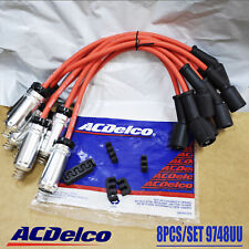 8x Oem 48322 Perforamce Spark Plug Wires For Chevy Gmc Ls1 Vortec 4.8 5.3 6.0l
