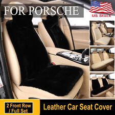 For Porsche Car Seats Cushions Plush Auto Seat Covers Warm Material For Winter