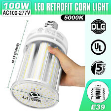 100w Led Corn Light Bulb Retrofit Highbay Parking Lot Warehouse Lamp E39 Mogul