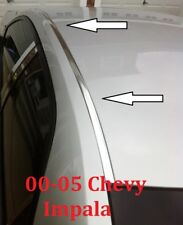 For 2000-2005 Chevy Impala Chrome Roof Top Trim Molding Kit