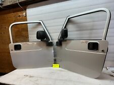 03 Jeep Wrangler Tj Lj Oem Full Hard Doors Complete Key Mirrors Silver 97-06