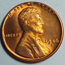 1946d Lincoln Cent. Red Unc.  Free Shipping