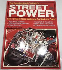 Complete Guide To Bolt-on Street Power Book Mopar Ford Chevy Old Car Rat Rod