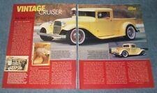 1933 Ford Chopped And Channeled Pickup Vintage Cruiser 60s Hot Rod