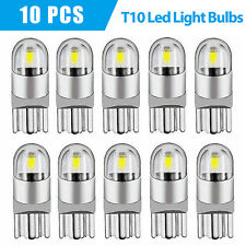 10pcs T10 194 168 W5w Led Dome License Side Marker Light Bulbs 6500k Super White