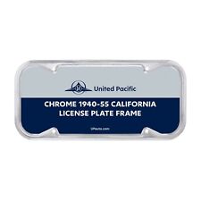 United Pacific 50089 Chrome 1940-1955 California License Plate Frame - 1 Unit