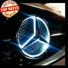 Car Front Grille Led Emblem Light Fit Mercedes Benz Illuminated Logo Star Badge