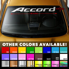 Windshield Banner Vinyl Honda Accord Long Lasting Premium Decal Sticker 40x4.5
