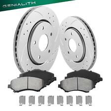 Front 302mm G-coted Brake Rotors Pads Kit For Chrysler Town Country Dodge
