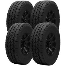 Qty 4 22570r16 Nitto Dura Grappler 107h Xl Black Wall Tires