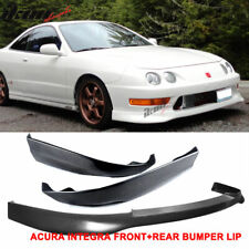 Fits 98-01 Acura Integra Type R Style Front Bumper Lip Spoiler Rear Aprons 2pc