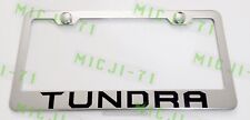 Tundra Stainless Steel License Plate Frame Rust Free W Bolt Caps