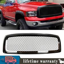 For 2002-2005 Dodge Ram 1500 2500 3500 Honeycomb Mesh Front Bumper Grille Grill
