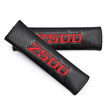 2pc For Dodge Ram 2500 Cab Pickup Red Embroidered Seat Belt Shoulder Pads Cover