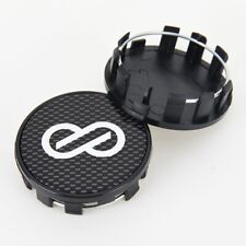 4x 54 Mm For Enkei Black Carbon Logo Badge Alloy Wheel Center Cap Rim Hub Caps