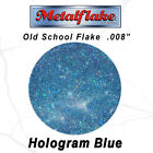 New Metal Flake 4oz Holo Blue Glitter 0.008 Custom Paint Flakes 120gram Body