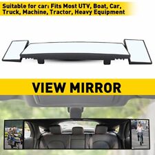390mm Extendable Car Interior Rear View Mirror Rearview Wide Angle Windshield
