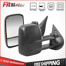Towing Mirrors For 07-13 Silverado Sierra 1500 2500hd Left Right Power Heated
