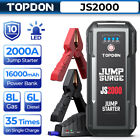 Topdon Jumpsurge2000 Jump Starter 2000a Car Battery Jumper Portable Power Bank