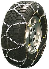 28575-16 28575r16 Diamond Back Tire Chains 3.7mm Link Bungee Adjuster Lt Truck
