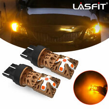 Lasfit 2x 7440 7443 Led Rear Turn Signal Blinker Light Bulb 3000k Amber Yellow