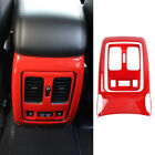 2pcs Red Rear Air Condition Vent Panel Trim Cover For Jeep Grand Cherokee 2011