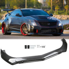 For Cadillac Cts Cts-v Carbon Fiber Style Front Bumper Lip Spoiler Body Kit