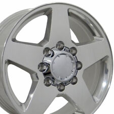20x8.5 Rims Fit Hd Gm Chevy Sierra Silverado Polished Wheels 8x165 5503 W1x Set