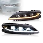 Vland Full Led Projector Headlights With Sequential Turn For Mazda 6 2003-2008