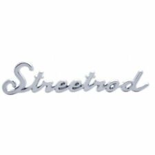 Chrome Streetrod Emblem Script Universal Fit Show Car Street Rat Hot Rod