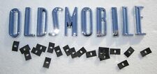 1948-1949 Oldsmobile Hood And Trunk Letters W Hardware Die Castchrome Plated