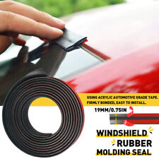 13ft Car Windshield Roof Seal Noise Insulation Rubber Strip Sticker Accessories