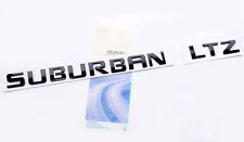 Genuine Black Suburban Ltz Emblem Badge Nameplate Letter For Gm Chevrolet Yu