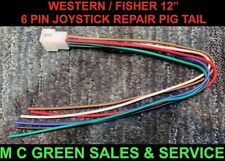 Western Snow Plow 6 Pin Joystick Controller Repair 12 Pig Tail Oem Colors New