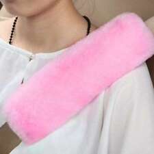 2pcs Auto Car Safety Seat Belt Shoulder Pad Cover Cushion Harness Soft Pink