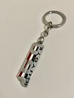 New Coyote 5.0 Ford Mustang Silver Metal Key Chain - Gt Cobra Shelby Keychain