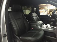 2015-2020 Ford F-150 Xlt Super Crew Leather Seat Kit Black Perfed F150