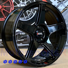 Xxr 575 Wheels 18 X 8.5 35 Gloss Black Rims 5x114.3 15 20 Honda Civic Si Sport