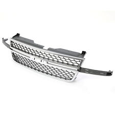 Chrome Grille Honeycomb Grill For 2003-2007 Silverado 1500 2500 3500 Hd Pickup