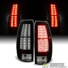 Black 2007-2013 Chevy Avalanche Lumileds Led Tail Lights Brake Lamps Leftright